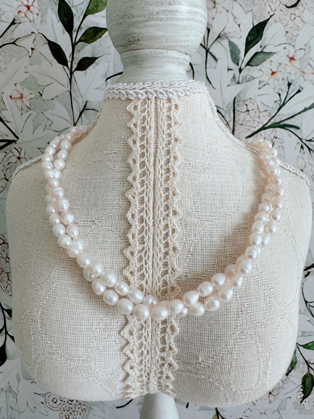 Dolce Demi Link Necklace Pearl OS